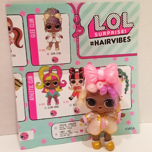 L.O.L. Surprise! Hairvibes "Supa Star" Doll and accessories, EUC - Picture 5 of 11